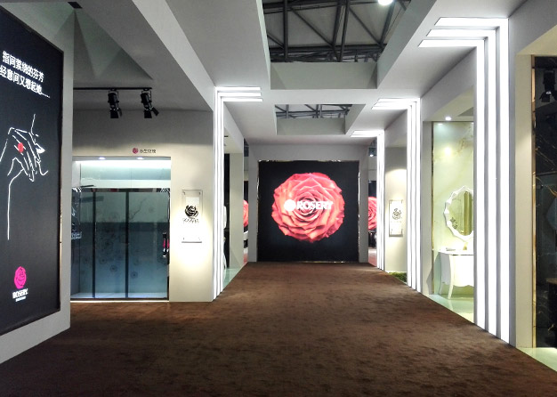 玫瑰岛卫浴展台搭建项目
